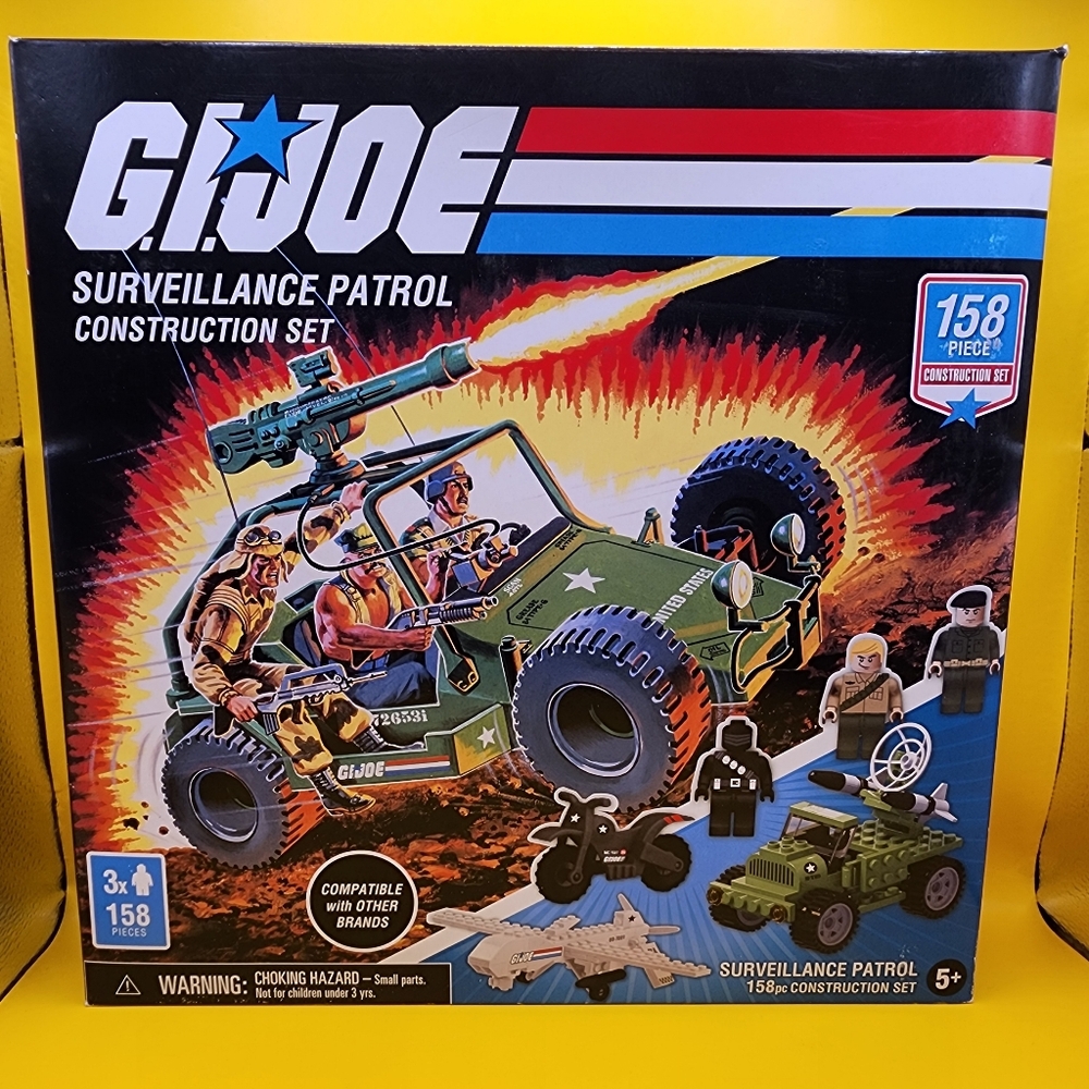 Hasbro G.I. Joe Surveillance Patrol Construction Set 158 Piece